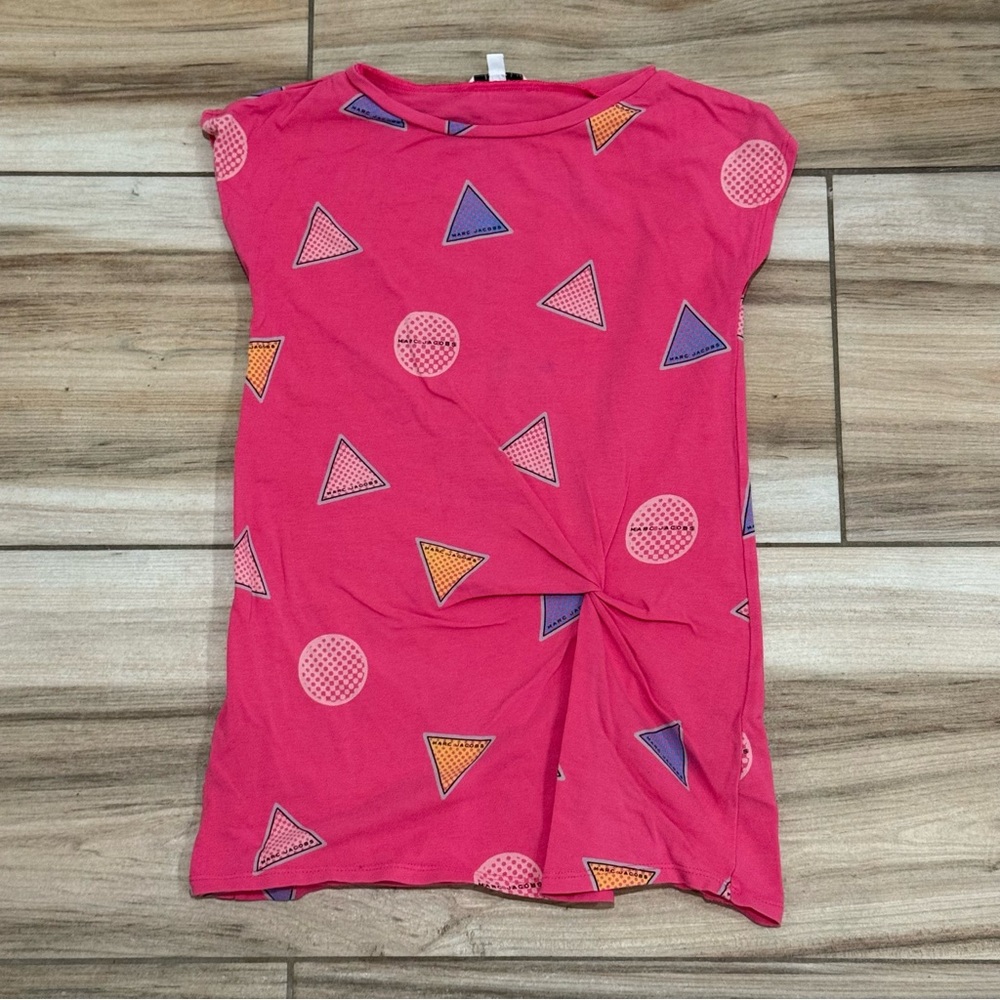 Little Marc Jacobs Pink Dress with Geometric Patterns